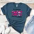 Pre-k Teacher In October We Wear Pink Breast Cancer Women's Heather T-Shirt Heather Deep Teal