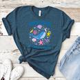 Preschool Is Whale-y Great Preschool Teacher Women's Heather T-Shirt Heather Deep Teal
