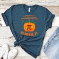 Pumpkin Pie Pi Math Teacher Shirt Halloween Men Adult Women's Heather T-Shirt Heather Deep Teal