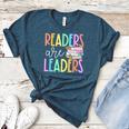 Readers Are Leaders Reading Book Lovers Teacher Women Kids Women's Heather T-Shirt Heather Deep Teal Readers Are Leaders Reading Book Lovers Teacher Women Kids Women's Heather T-Shirt Heather Deep Teal