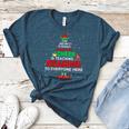 Reading Teacher Christmas Shirt Elf Christmas Cheer For Men Women Women's Heather T-Shirt Heather Deep Teal