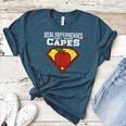 Real Superheroes Don't Wear Capes Teacher Shirt Teaching Te Women's Heather T-Shirt Heather Deep Teal