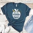 Real Superheroes Wear No Capes Teacher Design Teach Women's Heather T-Shirt Heather Deep Teal Real Superheroes Wear No Capes Teacher Design Teach Women's Heather T-Shirt Heather Deep Teal