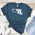 Red For Ed Maryland Teacher Public Education Women's Heather T-Shirt Heather Deep Teal Red For Ed Maryland Teacher Public Education Women's Heather T-Shirt Heather Deep Teal