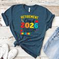 Retirement Class Of 2026 Countdown In Progress Teacher Women's Heather T-Shirt Heather Deep Teal Retirement Class Of 2026 Countdown In Progress Teacher Women's Heather T-Shirt Heather Deep Teal