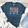 Retro Aloha Third Grade Teacher Summer Vacation Beach Hawaii Women's Heather T-Shirt Heather Deep Teal