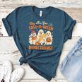Retro Are You Fall O Ween Directions Ghost Teacher Spooky Women's Heather T-Shirt Heather Deep Teal Retro Are You Fall O Ween Directions Ghost Teacher Spooky Women's Heather T-Shirt Heather Deep Teal