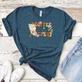 Retro Grovvy Coffee Teach Repeat Teacher Women's Heather T-Shirt Heather Deep Teal Retro Grovvy Coffee Teach Repeat Teacher Women's Heather T-Shirt Heather Deep Teal