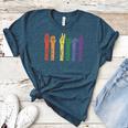 Retro Be Kind ASL Deaf Teacher Sign Language Gay Pride Women's Heather T-Shirt Heather Deep Teal Retro Be Kind ASL Deaf Teacher Sign Language Gay Pride Women's Heather T-Shirt Heather Deep Teal