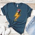 Retro Pencil Pencil Back To School Teacher Student Women's Heather T-Shirt Heather Deep Teal