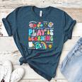 Retro Play Is Learning Kindergarten Teacher Team Women Women's Heather T-Shirt Heather Deep Teal Retro Play Is Learning Kindergarten Teacher Team Women Women's Heather T-Shirt Heather Deep Teal