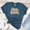 Retro Sunset Fifth Grade Teacher & Student Back To School Women's Heather T-Shirt Heather Deep Teal Retro Sunset Fifth Grade Teacher & Student Back To School Women's Heather T-Shirt Heather Deep Teal