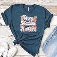 Retro Vintage Every Student Matters Teacher Paraprofessional Women's Heather T-Shirt Heather Deep Teal