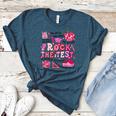 Rock The Test Testing Day Don't Stress Do Your Best Teacher For Men Women Girls Kids Women's Heather T-Shirt Heather Deep Teal