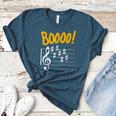 Scary Key Signature Boo Music Halloween Musician Teacher Men Women Women's Heather T-Shirt Heather Deep Teal