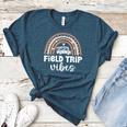 School Bus Trip Vibes Students Teachers Students Field Trip Women's Heather T-Shirt Heather Deep Teal School Bus Trip Vibes Students Teachers Students Field Trip Women's Heather T-Shirt Heather Deep Teal