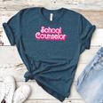 School Counselor Back To School Teacher Life Women's Heather T-Shirt Heather Deep Teal School Counselor Back To School Teacher Life Women's Heather T-Shirt Heather Deep Teal