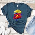 School Counselor Teacher Superhero Superpower Comic Book Women's Heather T-Shirt Heather Deep Teal School Counselor Teacher Superhero Superpower Comic Book Women's Heather T-Shirt Heather Deep Teal