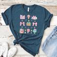 School Pencils And Bows Teacher Bow Coquette Pencil Girls Women's Heather T-Shirt Heather Deep Teal School Pencils And Bows Teacher Bow Coquette Pencil Girls Women's Heather T-Shirt Heather Deep Teal