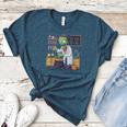 Science Teacher Halloween Shirt Zombie Chemistry Scientist Women's Heather T-Shirt Heather Deep Teal