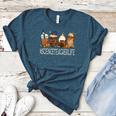 Science Teacher Horror Fall Coffee Halloween Pumpkin Autumn Women's Heather T-Shirt Heather Deep Teal Science Teacher Horror Fall Coffee Halloween Pumpkin Autumn Women's Heather T-Shirt Heather Deep Teal