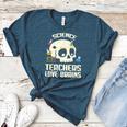 Science Teachers Love Brains Teachers Halloween Women's Heather T-Shirt Heather Deep Teal Science Teachers Love Brains Teachers Halloween Women's Heather T-Shirt Heather Deep Teal