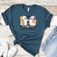 Silly Goose Spooky Teacher Halloween Cute Goosebumps Women's Heather T-Shirt Heather Deep Teal