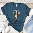 Six Seven 6 7 7 6 George Washington Teacher American Women's Heather T-Shirt Heather Deep Teal