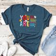 You Are Smart Brave Strong Kind Loved Motivation Teacher Kid Women's Heather T-Shirt Heather Deep Teal You Are Smart Brave Strong Kind Loved Motivation Teacher Kid Women's Heather T-Shirt Heather Deep Teal