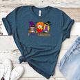 I Smell Children Witch Teacher Halloween Trick Or Teach Women's Heather T-Shirt Heather Deep Teal