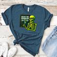 Solve The Problem Skeleton Teacher Halloween Math Six Seven Women's Heather T-Shirt Heather Deep Teal Solve The Problem Skeleton Teacher Halloween Math Six Seven Women's Heather T-Shirt Heather Deep Teal