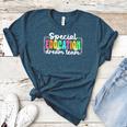 Special Education Dream Team Back To School SPED Teacher Women's Heather T-Shirt Heather Deep Teal