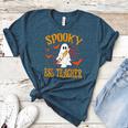 Spooky ESL Teacher Ghost Halloween School Women Women's Heather T-Shirt Heather Deep Teal Spooky ESL Teacher Ghost Halloween School Women Women's Heather T-Shirt Heather Deep Teal