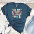In My Spooky Teacher Era Groovy Hippie Retro Ghost Halloween Men Women Kids Women's Heather T-Shirt Heather Deep Teal In My Spooky Teacher Era Groovy Hippie Retro Ghost Halloween Men Women Kids Women's Heather T-Shirt Heather Deep Teal