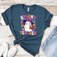 Spooky Teacher Halloween Cute Halloween Teacher Ghost Women's Heather T-Shirt Heather Deep Teal Spooky Teacher Halloween Cute Halloween Teacher Ghost Women's Heather T-Shirt Heather Deep Teal