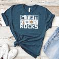 STEM Rocks Science Technology Engineering Math STEM Teacher Women's Heather T-Shirt Heather Deep Teal STEM Rocks Science Technology Engineering Math STEM Teacher Women's Heather T-Shirt Heather Deep Teal