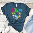 STEM Science Technology Engineering Math Teacher Women's Heather T-Shirt Heather Deep Teal