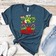 My Students Stole My Heart Teacher Holiday Merry Christmas Women's Heather T-Shirt Heather Deep Teal