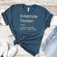 Substitute Teacher Like A Normal Teacher But Cooler Women's Heather T-Shirt Heather Deep Teal Substitute Teacher Like A Normal Teacher But Cooler Women's Heather T-Shirt Heather Deep Teal