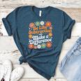 Be Like Subtraction Make A Difference Teacher Student Math Women's Heather T-Shirt Heather Deep Teal