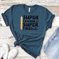 Super Teacher By Day Super Tired By Night Back To School Women's Heather T-Shirt Heather Deep Teal Super Teacher By Day Super Tired By Night Back To School Women's Heather T-Shirt Heather Deep Teal