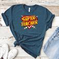 Super Teacher Superhero Back To School Teacher's Women's Heather T-Shirt Heather Deep Teal Super Teacher Superhero Back To School Teacher's Women's Heather T-Shirt Heather Deep Teal