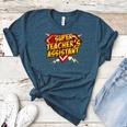 Super Teacher's Assistant Educational Superhero Women's Heather T-Shirt Heather Deep Teal Super Teacher's Assistant Educational Superhero Women's Heather T-Shirt Heather Deep Teal