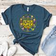 Superhero Teacher I Teach Super Heroes Women's Heather T-Shirt Heather Deep Teal Superhero Teacher I Teach Super Heroes Women's Heather T-Shirt Heather Deep Teal