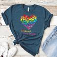 It Takes a Big Heart To Shape Little Minds Teacher Women's Heather T-Shirt Heather Deep Teal