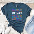 Tap Dance Words Lover Tap Dancer Dancing Teacher Women's Heather T-Shirt Heather Deep Teal Tap Dance Words Lover Tap Dancer Dancing Teacher Women's Heather T-Shirt Heather Deep Teal