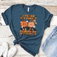I Teach The Coolest Pumpkins In The Patch Teacher Halloween Women's Heather T-Shirt Heather Deep Teal