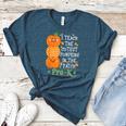 I Teach The Cutest Pumpkins In Patch Pre-K Halloween Teacher Women's Heather T-Shirt Heather Deep Teal