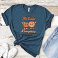 I Teach The Cutest Pumpkins In The Patch Retro Teacher Fall Women's Heather T-Shirt Heather Deep Teal I Teach The Cutest Pumpkins In The Patch Retro Teacher Fall Women's Heather T-Shirt Heather Deep Teal
