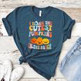 I Teach The Cutest Pumpkins In The Patch Teacher Women's Heather T-Shirt Heather Deep Teal I Teach The Cutest Pumpkins In The Patch Teacher Women's Heather T-Shirt Heather Deep Teal